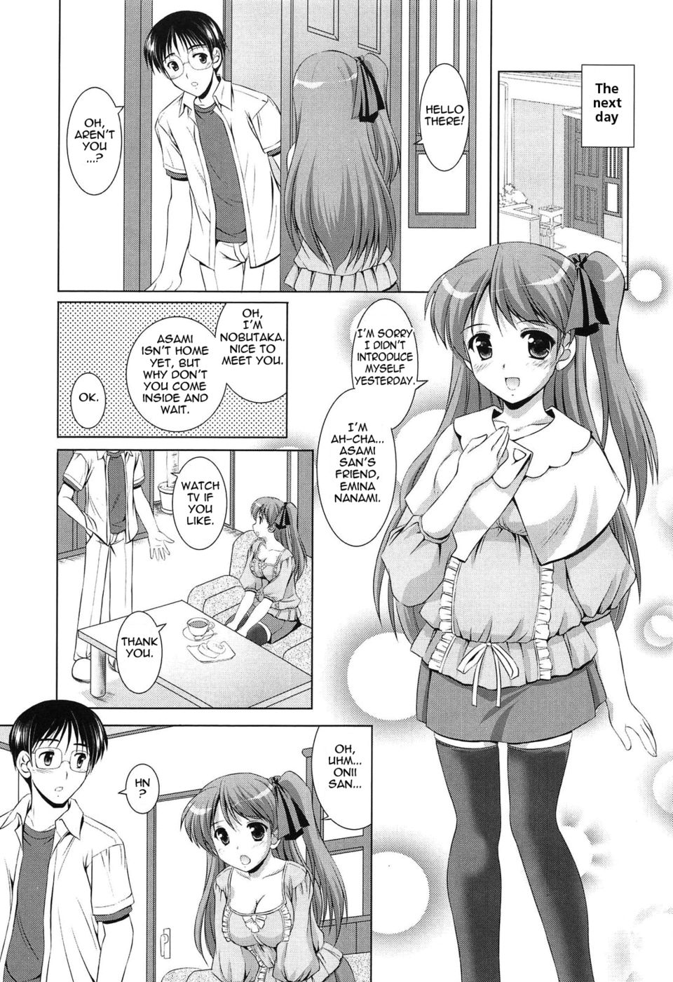 Hentai Manga Comic-Younger Girls Celebration-Chapter 4 - Don't You Like Big Ones?-3